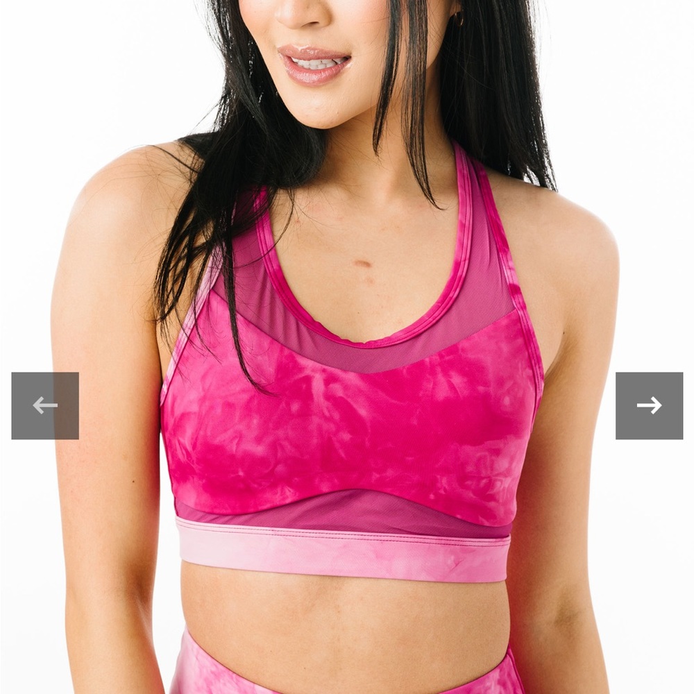 Zyia Hendrix Mesh Light n Tight Bra - NWT